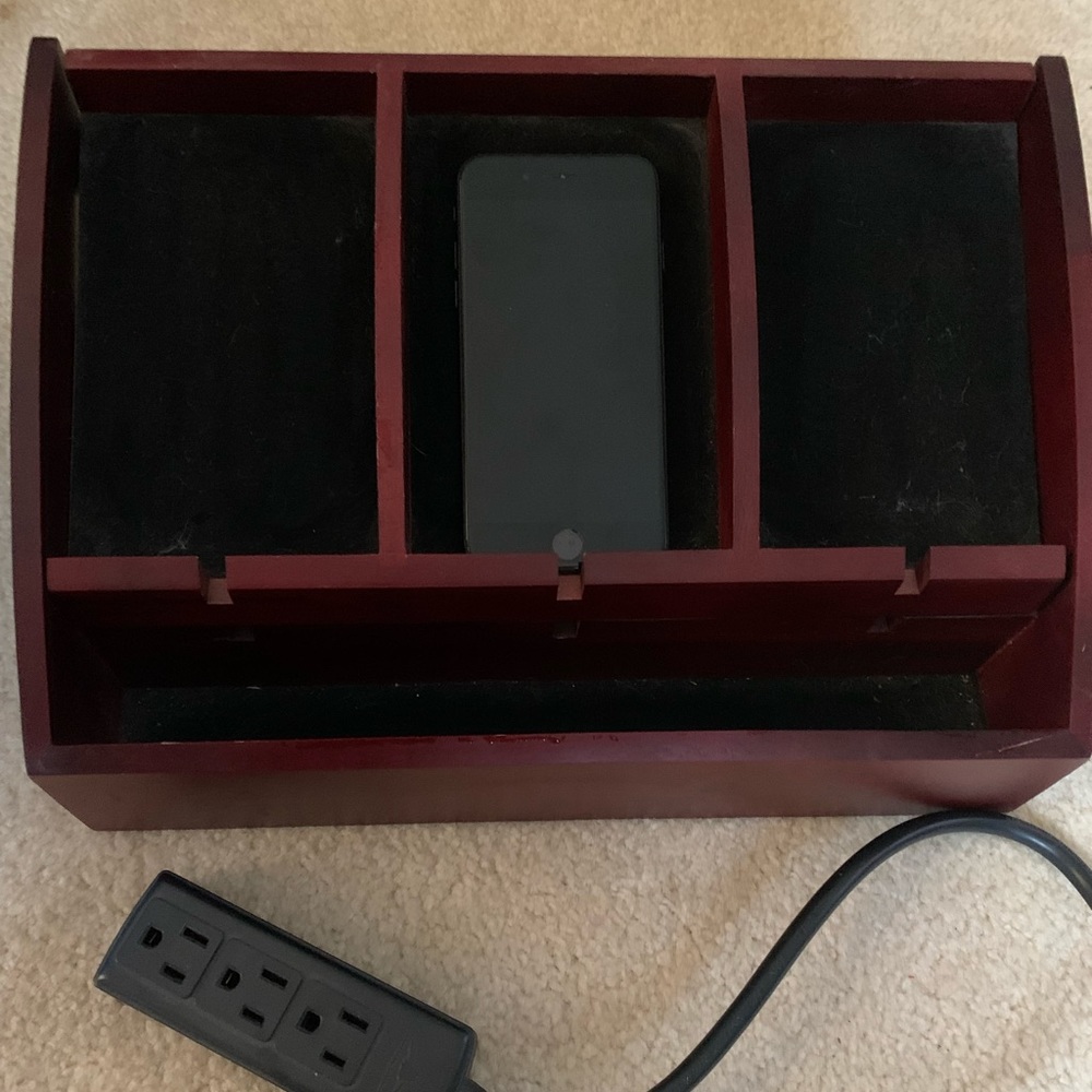 Cell phone charging station